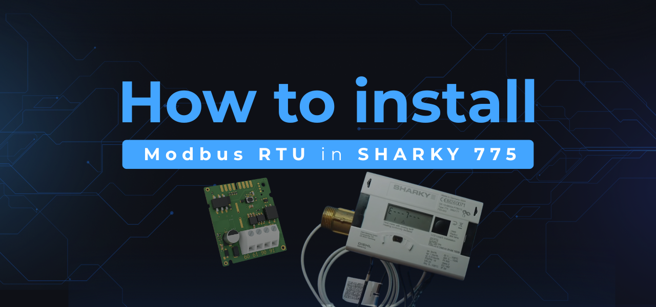 How to Install the DM-MBRTU Modbus RTU module in SHARKY 775